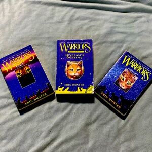 Warriors books group of three